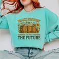 History Honoring Past Inspiring The Future Book Comfort Colors Sweatshirt Butter