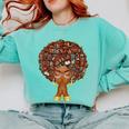 History Month Afro Book Lover Women Girls Librarian Comfort Colors Sweatshirt Butter History Month Afro Book Lover Women Girls Librarian Comfort Colors Sweatshirt Butter