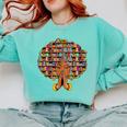 History Month Afro Women Girls Book Lover Librarian Comfort Colors Sweatshirt Butter History Month Afro Women Girls Book Lover Librarian Comfort Colors Sweatshirt Butter