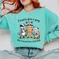 I Tried To Form A Gang But It Turned Into A Book-Club Reader Comfort Colors Sweatshirt Butter