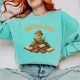 Unearth a Story Dinosaur Reading Books Summer 2026 Comfort Colors Sweatshirt Butter Unearth a Story Dinosaur Reading Books Summer 2026 Comfort Colors Sweatshirt Butter