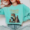 Unearth A Story Dinosaur Reading a Library Book Comfort Colors Sweatshirt Butter Unearth A Story Dinosaur Reading a Library Book Comfort Colors Sweatshirt Butter