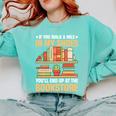 If You Walk A Mile In My Shoes You'Ll End Up At Bookstore Comfort Colors Sweatshirt Butter