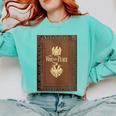 War And Peace Book Cover Comfort Colors Sweatshirt Butter War And Peace Book Cover Comfort Colors Sweatshirt Butter