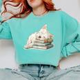 West Highland Terrier Books Dog Breed Westie For Men Women Girls Kids Comfort Colors Sweatshirt Butter
