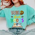 Wild About Reading Books Reader Bookworm Animals Book Lover Comfort Colors Sweatshirt Butter Wild About Reading Books Reader Bookworm Animals Book Lover Comfort Colors Sweatshirt Butter