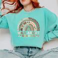 Wild About Reading Books Reader Lover Library Day Librarian Comfort Colors Sweatshirt Butter