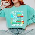 I Will Read Books On A Boat & Everywhere Comfort Colors Sweatshirt Butter I Will Read Books On A Boat & Everywhere Comfort Colors Sweatshirt Butter