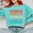 I Will Read Books On A Boat Kids Reading Comfort Colors Sweatshirt Butter