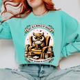 Wise Owl Reading Books Comfort Colors Sweatshirt Butter
