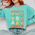 Women's DCC Many Faces Of Mordecai Grid Gamer Series Book Comfort Colors Sweatshirt Butter Women's DCC Many Faces Of Mordecai Grid Gamer Series Book Comfort Colors Sweatshirt Butter