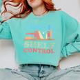 Women's I Have No Shelf Control Book Reader Book Nerd Book Reading Comfort Colors Sweatshirt Butter