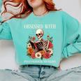 Women's Psychological Thriller Book Reader Lover Comfort Colors Sweatshirt Butter Women's Psychological Thriller Book Reader Lover Comfort Colors Sweatshirt Butter