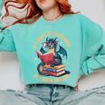In A World Of Bookworms Be A Book Dragon Comfort Colors Sweatshirt Butter In A World Of Bookworms Be A Book Dragon Comfort Colors Sweatshirt Butter