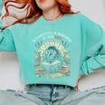 In A World Full Of Bookworms Be A Book Raven Reader Reading Comfort Colors Sweatshirt Butter