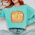 Antisocial Like A Good Neighbor Stay Over There Introvert Comfort Colors Sweatshirt Chalky Mint Antisocial Like A Good Neighbor Stay Over There Introvert Comfort Colors Sweatshirt Chalky Mint