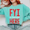 Fyi Introvert Here Raglan Baseball Tee Comfort Colors Sweatshirt Chalky Mint