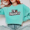 Goth Gardening Introvert Social Battery Outfit Comfort Colors Sweatshirt Chalky Mint Goth Gardening Introvert Social Battery Outfit Comfort Colors Sweatshirt Chalky Mint