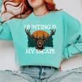 Hunting Is My Escape Introvert Hunter Antisocial Comfort Colors Sweatshirt Chalky Mint Hunting Is My Escape Introvert Hunter Antisocial Comfort Colors Sweatshirt Chalky Mint