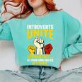 Introverts Unite Introvert Antisocial Anti Social Comfort Colors Sweatshirt Chalky Mint Introverts Unite Introvert Antisocial Anti Social Comfort Colors Sweatshirt Chalky Mint