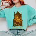 Medieval Cat Sarcastic Queen Lazy King Introvert Kitty Comfort Colors Sweatshirt Chalky Mint Medieval Cat Sarcastic Queen Lazy King Introvert Kitty Comfort Colors Sweatshirt Chalky Mint