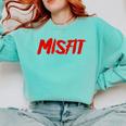 Misfit Outfit And Costume Introvert Apparel Comfort Colors Sweatshirt Chalky Mint Misfit Outfit And Costume Introvert Apparel Comfort Colors Sweatshirt Chalky Mint