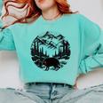 Monster Squonk In Forest Folklore Cryptid Introvert Comfort Colors Sweatshirt Chalky Mint Monster Squonk In Forest Folklore Cryptid Introvert Comfort Colors Sweatshirt Chalky Mint