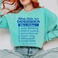 Silent Girls Are Dangerous T For Quiet Introvert Girl Comfort Colors Sweatshirt Chalky Mint Silent Girls Are Dangerous T For Quiet Introvert Girl Comfort Colors Sweatshirt Chalky Mint