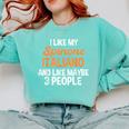 Spinone Italiano Dog Introvert Bracco Spinoso Fur Parent Comfort Colors Sweatshirt Chalky Mint
