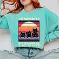 Unique Art For Introverted Cat Fans -Adults Cat Humorous Introvert Small Comfort Colors Sweatshirt Chalky Mint Unique Art For Introverted Cat Fans -Adults Cat Humorous Introvert Small Comfort Colors Sweatshirt Chalky Mint