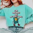 I Like Video Games Dogs And Maybe 3 People Gamer Introvert Raglan Baseball Tee Comfort Colors Sweatshirt Chalky Mint