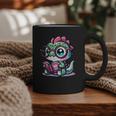 Adorable Book Lover Basilisk With Reading Glasses Cute Graphic Print Coffee Mug Adorable Book Lover Basilisk With Reading Glasses Cute Graphic Print Coffee Mug