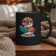 Adorable Book Lover Mallard Duck With Reading Glasses Cute Graphic Print Coffee Mug Adorable Book Lover Mallard Duck With Reading Glasses Cute Graphic Print Coffee Mug