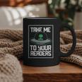 Alien Quote Take Me To Your Readers Sci-Fi Ufo Book Lover Graphic Print Coffee Mug