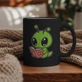 Alien Reading Book Believe In Yourself Kids Women Men Graphic Print Coffee Mug
