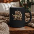 Alligator Snapping Turtle Reading A Book Graphic Print Coffee Mug