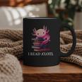 Axolotl Book Lover Librarian Reading Library Readers Graphic Print Coffee Mug