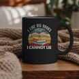 I Like Big Books Librarian Reading Teacher Book Lover Graphic Print Coffee Mug