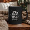 Boo Skeleton Skull Books Halloween Women School Teacher Kid Graphic Print Coffee Mug