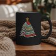 Book Christmas Tree For Librarians Book Lovers Graphic Print Coffee Mug