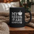 Book Coffee Dog Book My Needs Are Simple Men Women Kids Graphic Print Coffee Mug Book Coffee Dog Book My Needs Are Simple Men Women Kids Graphic Print Coffee Mug