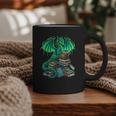 Book Dragon Reading Fantasy Graphic Print Coffee Mug