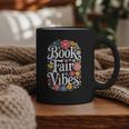 Book Fair Vibes Groovy 70s Retro School Librarian Graphic Print Coffee Mug