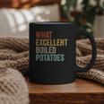 Book Lover Austen Literature What Excellent Boiled Potatoes Graphic Print Coffee Mug