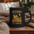 Book Lover Moth Mothman Book Club Reading Into Shadows Graphic Print Coffee Mug