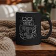 Book Lovers Books Because It’s Too Peopley Outside Graphic Print Coffee Mug