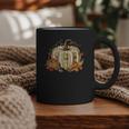 Book Pumpkin Fall Reading Thanksgiving Teacher Librarian Graphic Print Coffee Mug