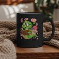 Book Worm Costume World Book Day Cute Kawaii Worm Reading Graphic Print Coffee Mug