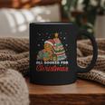 All Booked For Christmas Gingerbread Christmas Tree Book Kid Graphic Print Coffee Mug