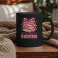 All Booked For Valentine Cute Pink Book Lover Aesthetic Graphic Print Coffee Mug